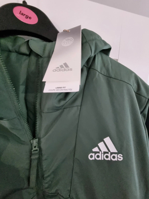 Green Adidas Coat